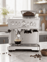 Taurus Machine à Café Espresso Vittoria 20 Bar 1350W Broyeur Inox