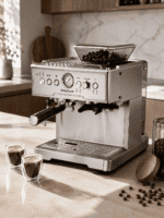 Taurus Machine à Café Espresso Vittoria 20 Bar 1350W Broyeur Inox – Image 2
