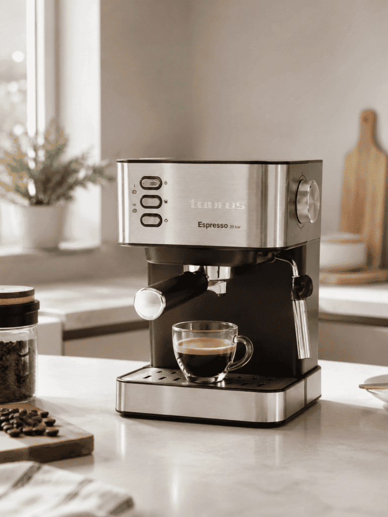 Taurus Machine à Café Espresso Trento 20 Bar 850W Inox