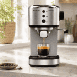 Taurus Machine à Café Espresso Euforia Compact 20 Bar 1350W Inox