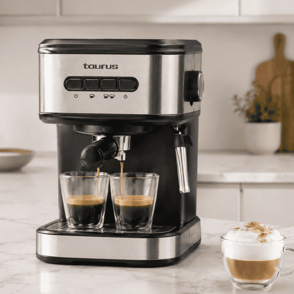 Taurus Machine à Café Espresso Mercucio 20 Bar 850W Inox