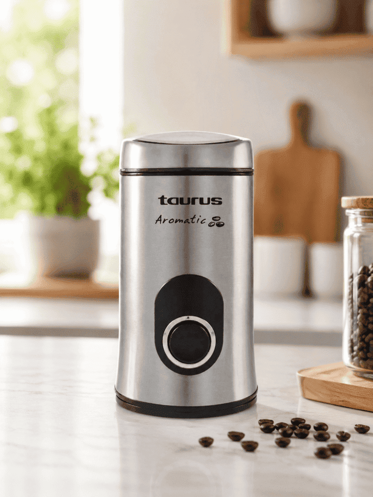 Taurus Moulin à Café Aromatic 150W Inox 50g