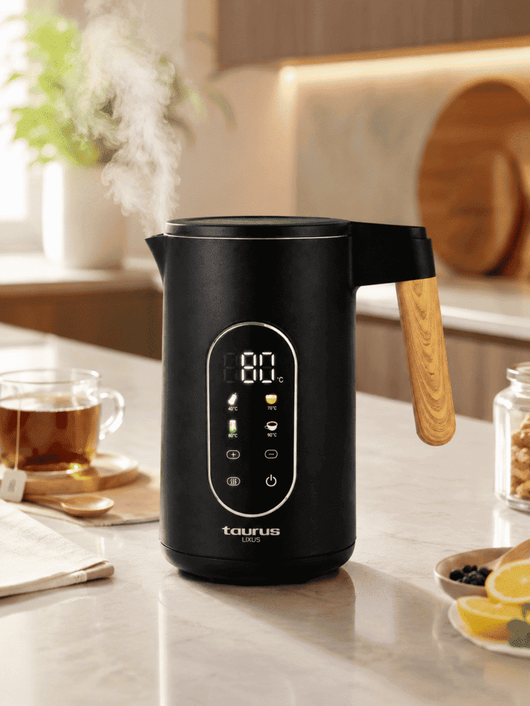 Taurus Bouilloire Lixus 2200W 1,7L Noir Digital