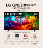 Smart TV LG QNED AI Mini LED QNED70 4K 2026 85 pouces