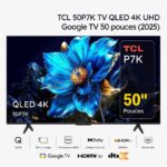 TCL 50P7K TV QLED 4K UHD Google TV 50 pouces (2025)