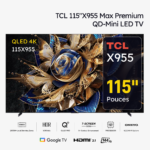 TCL 115"X955 Max Premium QD-Mini LED TV
