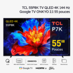 TCL 55P8K TV QLED 4K 144 Hz Google TV ONKYO 2.1 55 pouces (2025)