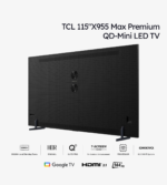 TCL 115X955 Max TV QD-Mini LED 4K Google TV 115 pouces – Image 3