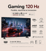 Smart TV LG QNED evo AI Mini LED QNED84 4K 2026 55 pouces – Image 5