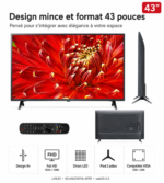 Smart TV LG LED LM630 Full HD HDR 43 pouces – Image 3