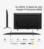 TCL 50P7K TV QLED 4K UHD Google TV 50 pouces (2025) – Image 4
