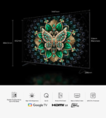 TCL 65C6K TV Premium QD-Mini LED 4K 144 Hz Google TV 65 pouces (2025) – Image 5