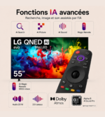 Smart TV LG QNED evo AI Mini LED QNED84 4K 2026 55 pouces – Image 2