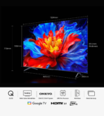 TCL 55P8K TV QLED 4K 144 Hz Google TV ONKYO 2.1 55 pouces (2025) – Image 5