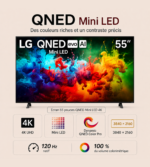Smart TV LG QNED evo AI Mini LED QNED84 4K 2026 55 pouces – Image 7