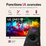 Smart TV LG QNED AI Mini LED QNED70 4K 2026 55 pouces