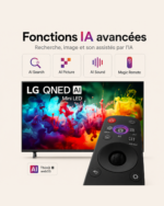 Smart TV LG QNED AI Mini LED QNED70 4K 2026 55 pouces – Image 6