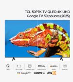 TCL 50P7K TV QLED 4K UHD Google TV 50 pouces (2025) – Image 7