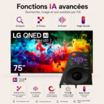Smart TV LG QNED AI Mini LED QNED70 4K 2026 75 pouces – Image 3