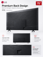 Smart TV LG NANO 4K UHD AI NU84 75 pouces 2026 – Image 4