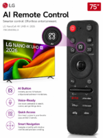 Smart TV LG NANO 4K UHD AI NU84 75 pouces 2026 – Image 5