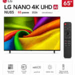 Smart TV LG NANO 4K UHD AI NU85 65 pouces 2026