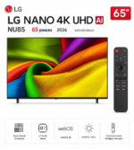 Smart TV LG NANO 4K UHD AI NU85 65 pouces 2026