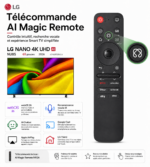 Smart TV LG NANO 4K UHD AI NU85 65 pouces 2026 – Image 2