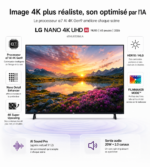Smart TV LG NANO 4K UHD AI NU85 65 pouces 2026 – Image 5