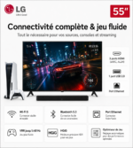Smart TV LG NANO 4K UHD AI NU84 55 pouces 2026 – Image 5