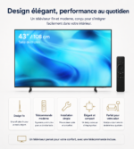 Smart TV Samsung U8000H 43 pouces Crystal UHD 4K Tizen 2026 – Image 4