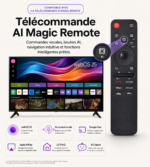 Smart TV LG UHD AI UA73 4K 43 pouces HDR10 webOS25 2025 – Image 2